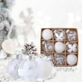 thumbnail image 1 of Newxiaaa Fall Christmas Balls Ornaments, Clear Christmas Ornaments For Crafts Clear Christmas Ball Ornaments Christmas Balls Baubles Party Tree Decorations, for Xmas Tree (White), 1 of 7