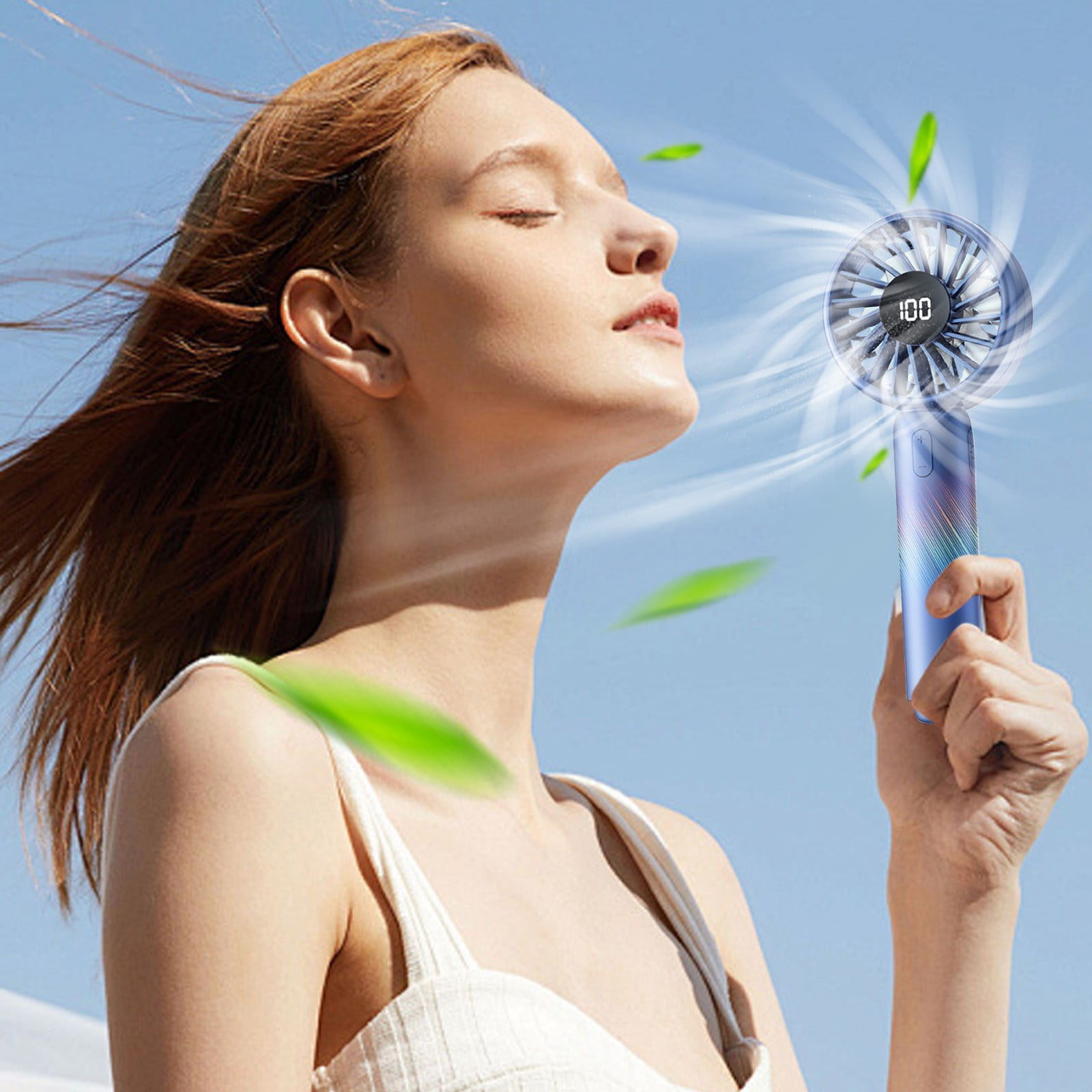 Newxiaaa Fan That Blows Cold Air 360° Cooling Portable Fan Household ...