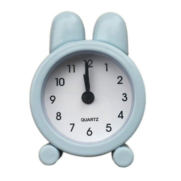 Newxiaaa Household Alarm Clock Brightness Adjustable, Small Smart Bedside Digital Clock Large Display Modern Office Simple Minimalist Clock Digital Alarm Clock, For Living Room Office (Blue)