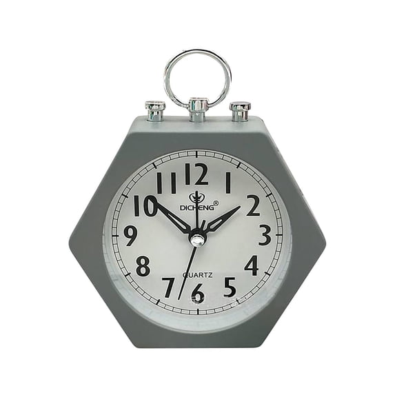 Newxiaaa For Kids, Usb Charger Small Clocks for Bedrooms Large Display Table Desk Clock Portable Bedroom Clock, for Kids,Teens (Gray)