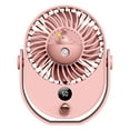 thumbnail image 1 of Newxiaaa Mini Portable Baby Stroller Fan Rechargeable360° Cooling Personal Fan Tent Fans For Camping Hanging Mini Portable Outdoor Emergency Small Fan for Summer (Pink,Blue,Yellow,Green), 1 of 7