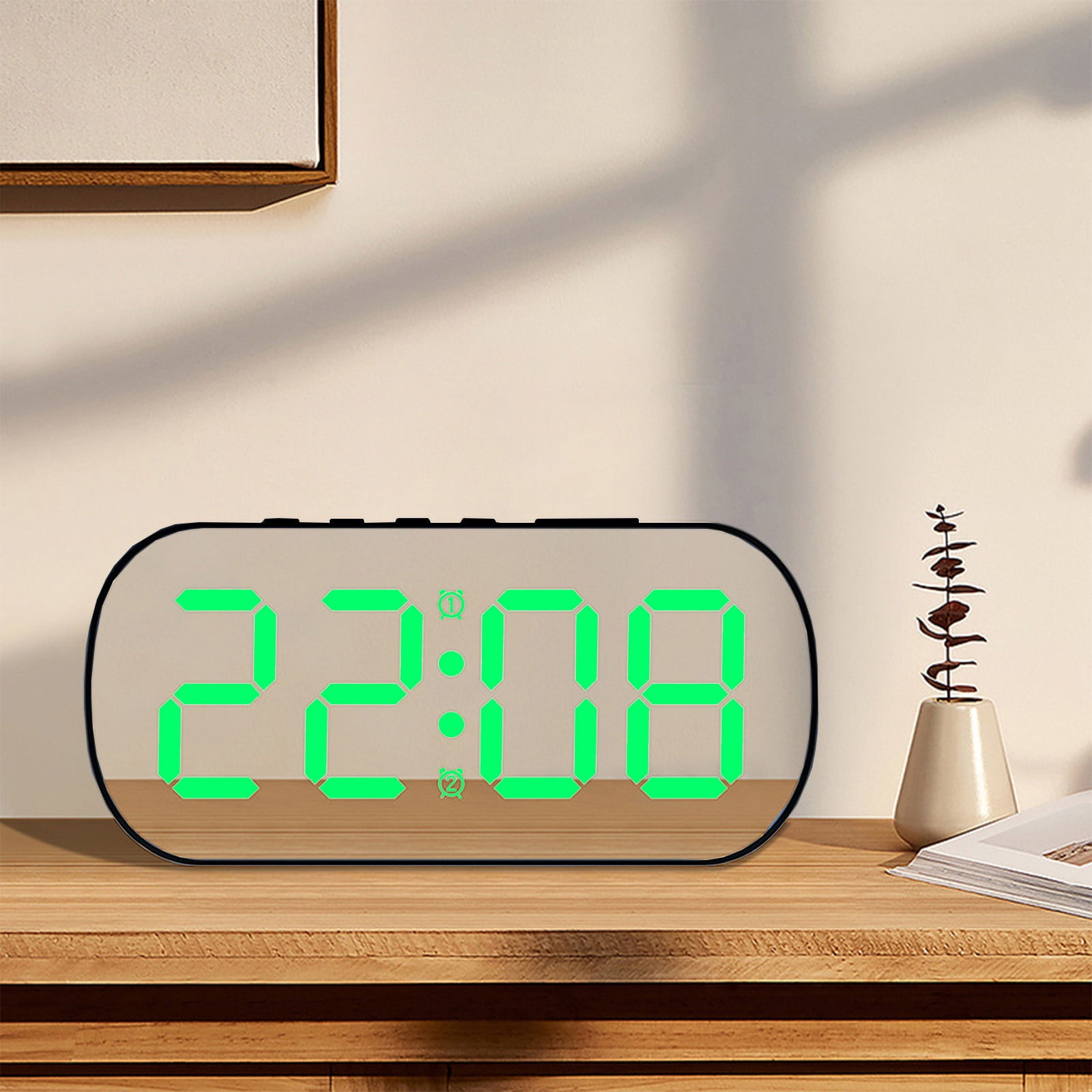 Newxiaaa Multifunctional Home Bedside Clock, Usb Adjustable Volume Digital Alarm  Clocks Retro Digital Flip Down Clock Office Clocks Wall, for Kids,Teens  (Black) - Walmart.com, image size:1600x1600