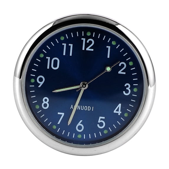 Newxiaaa Silent Non-Ticking Kids Wall Clock, Small Bedside Digital Clock With Led Display Country Round Clocks Small Digital Clock, for Bedrooms, Bedside (B)