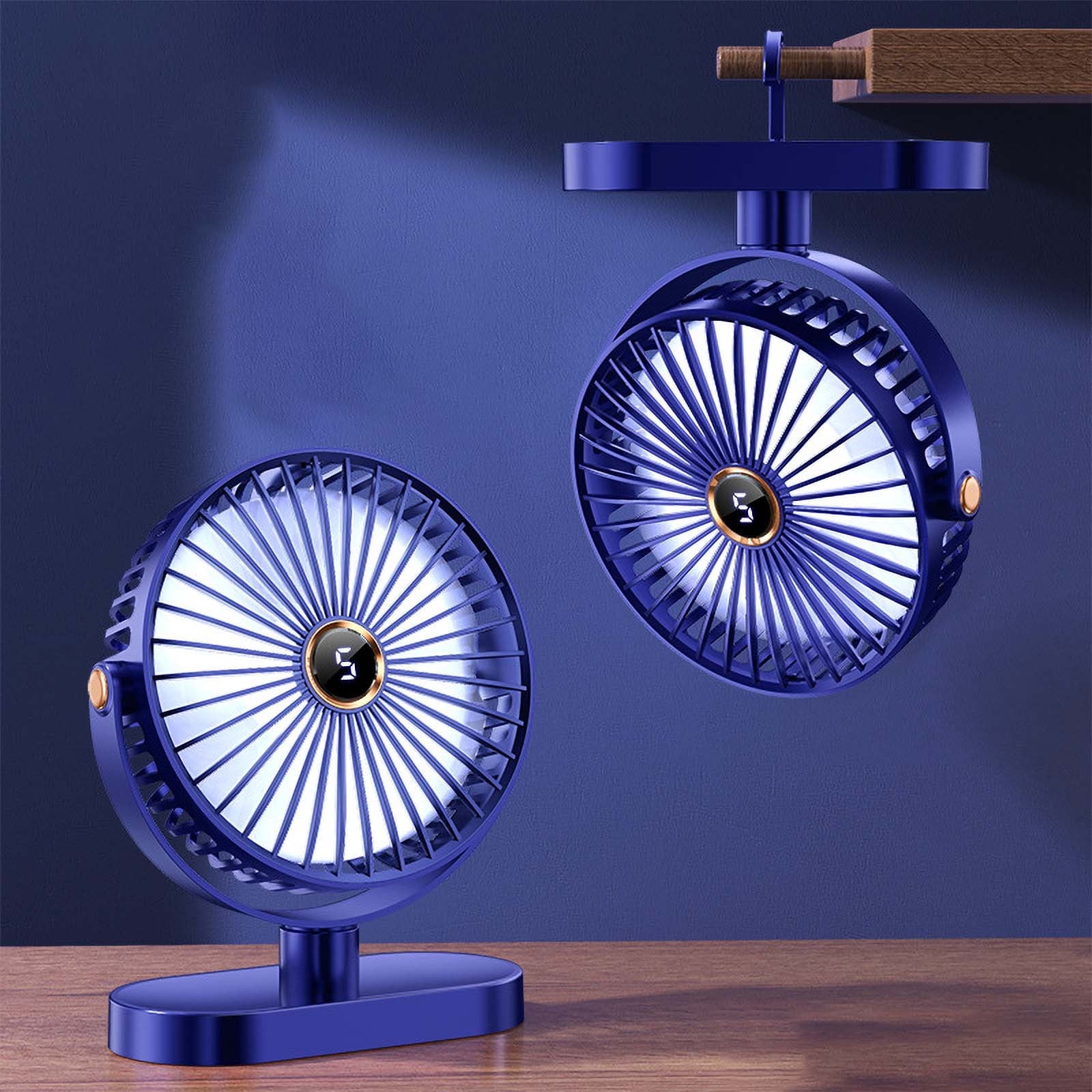 Newxiaaa Smart Quiet 360°Rotate Personal Table Fan Portable ...