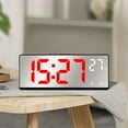 thumbnail image 1 of Newxiaaa Telling Time Teaching Clock, Usb Charger Small Clocks for Bedrooms Silent Non-Ticking Classic Clock Waterproof Small Wall Clock, for Holiday Gifts (Red), 1 of 7
