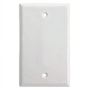 Newyork Cables. Blank Wall Plate Cover for Wall Outlet, 0 Gang Ethernet Cable White Blank Cover Plate with Screws, Pack of 10, Blank Faceplate