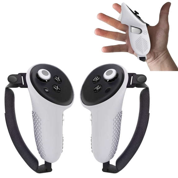 Newzerol New Quest3 Controller Grip Cover Silicone Adjustable Strap ...