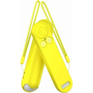 Nex Silicone Case Cover for Playground Game System Remote, Anti Slip Shockproof Protective Sleeve with Lanyard (Yellow)