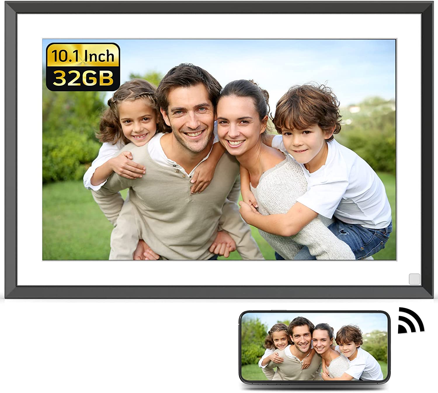 NexFoto 32GB 10.1 Inch Digital Picture Frame , WiFi Digital Photo Frame