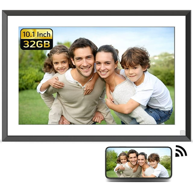 NexFoto 32GB 10.1 Inch Digital Picture Frame , WiFi Digital Photo Frame