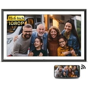 NexFoto 64GB 16 Inch Extra Large Digital Picture Frame 1920x1080 FHD IPS Touch Screen, WiFi Electronic Digital Photo Frame with Remote Control, Easy to Share Photo via App, Gift for Grandparents