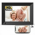 NexFoto Digital Photo Frame 8 inch, Smart Wifi Electronic Photo Frame