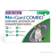 NexGard Combo Topical Solution for Cats,1.8-5.5 lbs