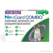 NexGard Combo Topical Solution for Cats,1.8-5.5 lbs
