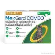 NexGard Combo Topical Solution for Cats, 5.6-16.5 lbs