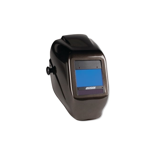 Jackson Safety Welding Helmet - Auto Darkening - Nylon - 3.80" x 2.35" Viewing Area -  Shade 4/9-13 NexGen&reg; Variable ADF 1/1/1/1 - 370 Speed Dial Headgear - Heavy Metal Graphics - HLX 100 Series