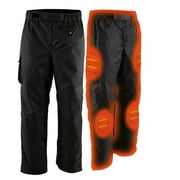 Women's Winter Heated Puffer Down Pant Windproof Warm Outdoor Ski Snow Pants  Trouser Constant Temperature Heating Pants 
