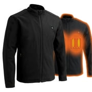 NexGen Heat Men’s Heated Soft-Shell Jackets for Cold Weather/Winter/Riding with Battery |MPM 5X-Large