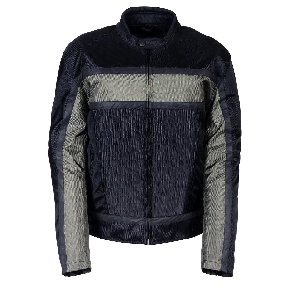 NexGen SH2095 Men s Racer Black and Grey Reflective Textile Motorcycle Jacket 6X Large Walmart