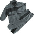 thumbnail image 1 of NexGen SH2216 Men's Oxford Black and Gray Rain Suit Water Resistant 2X-Large, 1 of 2