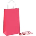 thumbnail image 1 of NexMint 8.6'' Red Gift Paper Bags with Handles and DIY Creative Stickers, 24Pcs Party Favor Bags and Gift Treat Bags for Valentines, Mothers Day, Birthdays, Baby Showers, 1 of 6