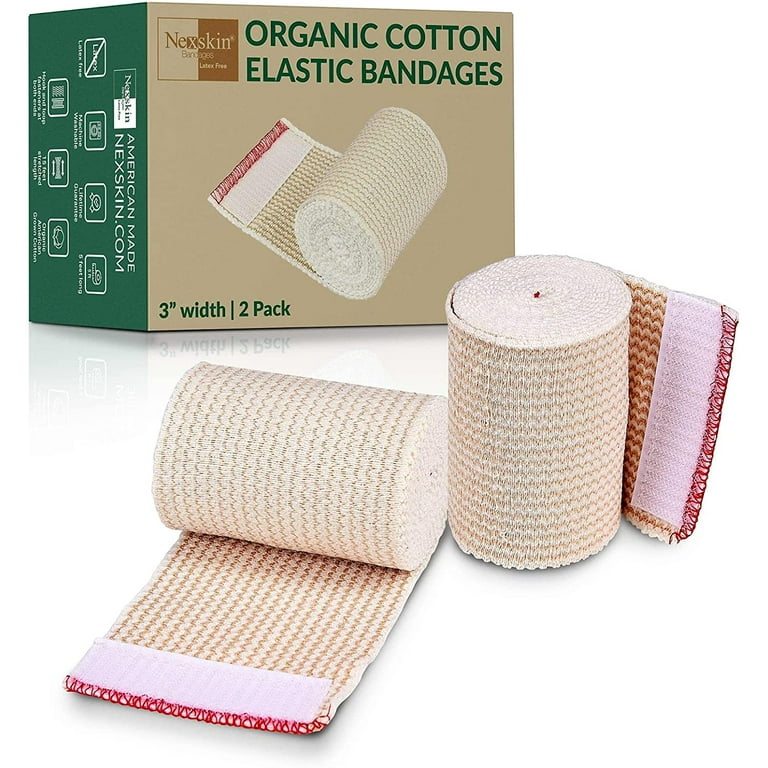 NexSkin Organic Cotton Elastic Bandage Wrap (3\