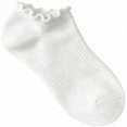 thumbnail image 1 of NexTone 6 Pairs No Show Socks for Women Ruffle Socks Low Cut Socks Cute Ankle Frilly Short Cotton Socks, 1 of 7
