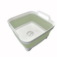 thumbnail image 1 of NexTone 9L (2.4Gal) Dish Basin Collapsible with Drain Plug Carry Handles,Kitchen Storage Tray Dish Wash Basin, Portable Dish Tub, Foldable Dishpan for Camping,RV,Gray, 1 of 7