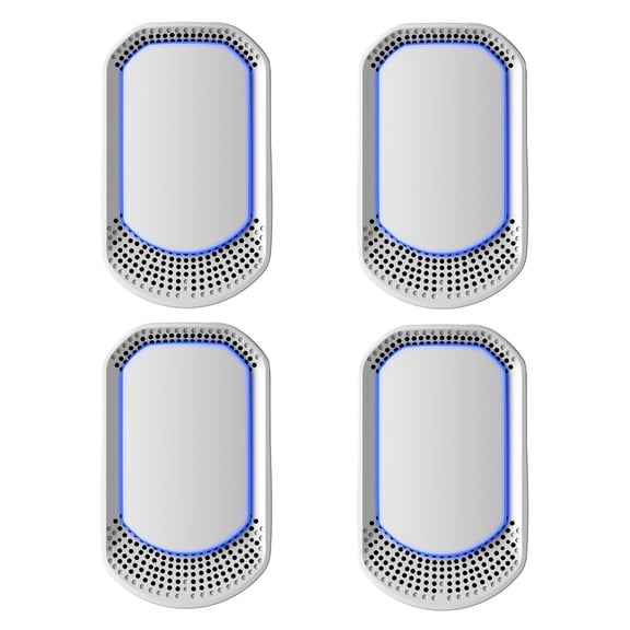 NexTone Air Purifier for Home 4-Pack Plug-in Negative Air Ionizer Eliminates Strong Pet Odors from Litter Box, Kitchen, Bathroom Ozone-Free, Filterless, Whisper-Quiet Portable Design