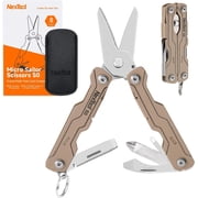 NexTool 8 in 1 Mini Multitool, Bladeless Small Multi Tool, Mini Sailor Scissors S0