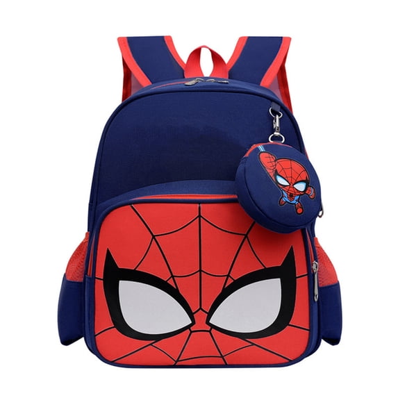NexTorq Cartoon Spider Schoolbag - Cute Backpack for School Teen Bookbag Aesthetic Travel Book Bags for School Student Back Packs, 3D, Waterproof, Large-Capacity