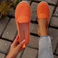 thumbnail image 1 of NexTorq Wide Loafers for Women, Womens Flats, Women Loafers Shoes, Breathable Shoes for Women, Women's Breathable Mesh Flats Shoes, Soft Loafers Flats, Slip on Shoes Loafer Saffron 6, 1 of 4