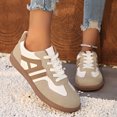 thumbnail image 1 of NexTorq Women's Shoes, Womens Work Shoes, Walking Shoes Women, Womens Flats, Womens Classic Fasion Tennis Sneakers Comfortable Causual Walking Shoes Women's Trendy Skate Shoes, Khaki, 9, 1 of 4