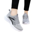 thumbnail image 1 of NexTorq Womens Orthopedic Bowling Shoes，Comfortable Wide Width Mesh Breathable Lightweight Athletic Slip on Sneakers Gray 41, 1 of 9