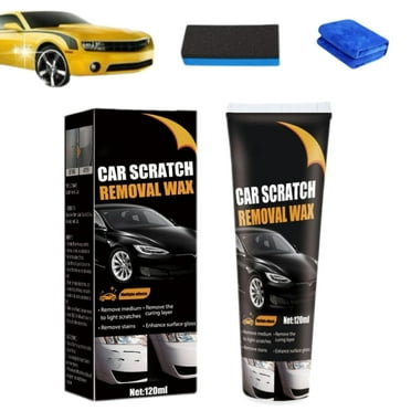 Nexa Car Scratch Remover, Scratch Remover for Vehicles, 2025 New Car Scratch Remover for Deep Scratches, Car Scratch Repair Paste, Cars Paint Scratch Repair Polishing Wax with Wipe & Sponge (3pcs)