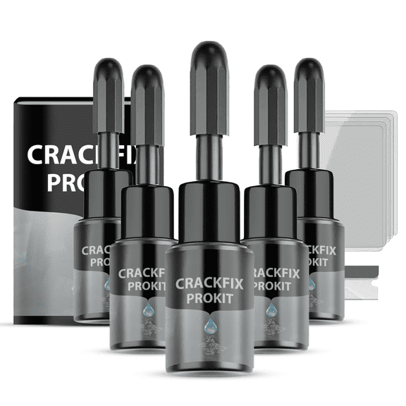 Nexa CrackFix Pro Kit - Nexa Car Windshield Crack Fix Kit, Chips and Cracks Car Glass Repair Kits