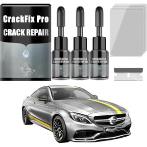 Nexa Crackfix Pro Kit - Crackfix Pro Kit, Crack Fixpro Car Windshield Crack Fix Kits, Repair Fluid Quick Fix for Chips, Cracks,Star-Shaped Crack,Car Glass Repairs Without Stress