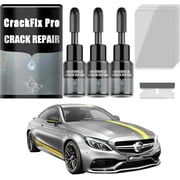 Nexa Crackfix Pro Kit - Crackfix Pro Kit, Crack Fixpro Car Windshield Crack Fix Kits, Repair Fluid Quick Fix for Chips, Cracks,Star-Shaped Crack,Car Glass Repairs Without Stress