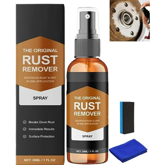 Nexa Rust Remover Spray – Iron Stain Cleaner & Car Scratch Remover for Metal, Tools, Cars, Chains – Powerful Rust Dissolver for Multiple Surfaces (1set)