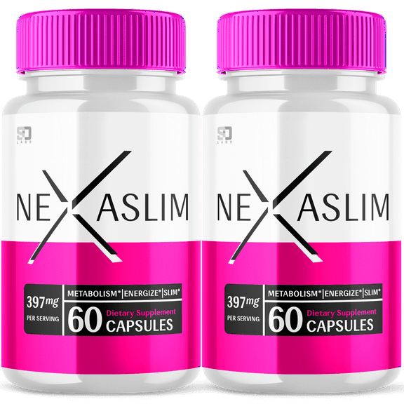 NexaSlim Advanved Formula Supplement Capsules Nexa Slim Pills 2 Pack