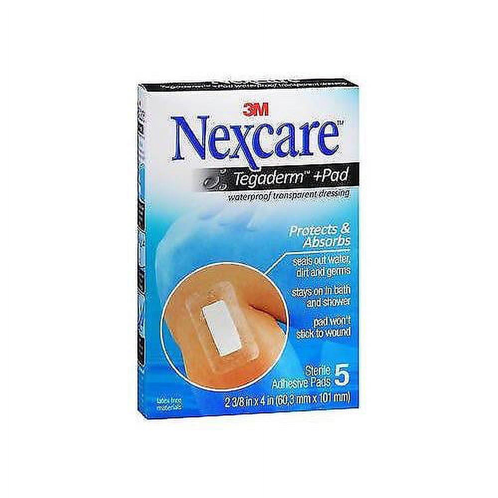 Nexcare Absolute Waterproof Adhesive Dressing With Pad 2.4 x 4 Inches