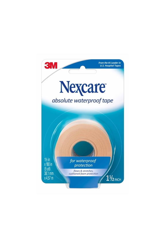 Absolute Waterproof First Aid Tape, 1.5 in x 5 yds