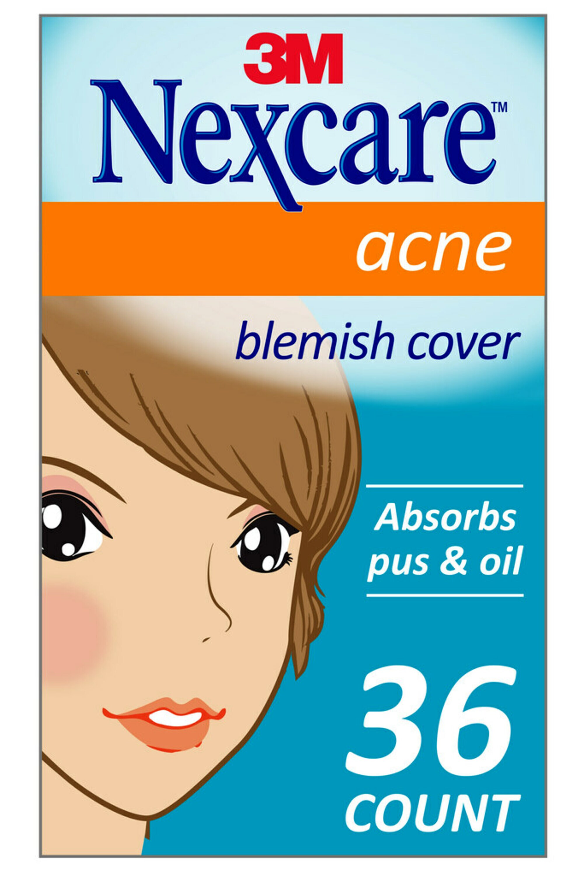 Nexcare Acne Cover for Clogged Pores - 36 Acne Covers - image 1 of 8