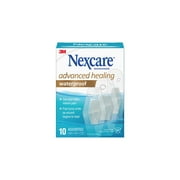Nexcare Advanced Healing Hydrocolloid Waterproof Bandages, Assorted sizes, 10 Count