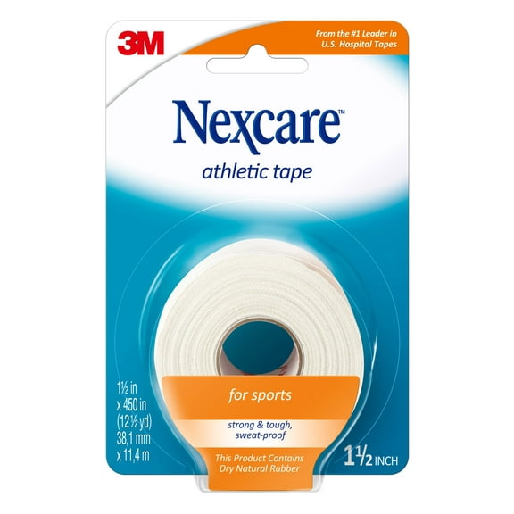 Nexcare Athletic Cloth Tape, 1.5 in x 12.5 yds