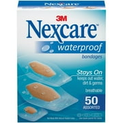 Nexcare Clear Waterproof Bandages assorted bandages / 50-count + 10-count bonus Clear