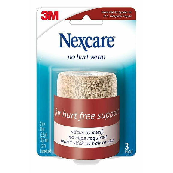 Nexcare Coban First Aid Self Adhering Wrap Support Sprains, 1ct, 6-Pack