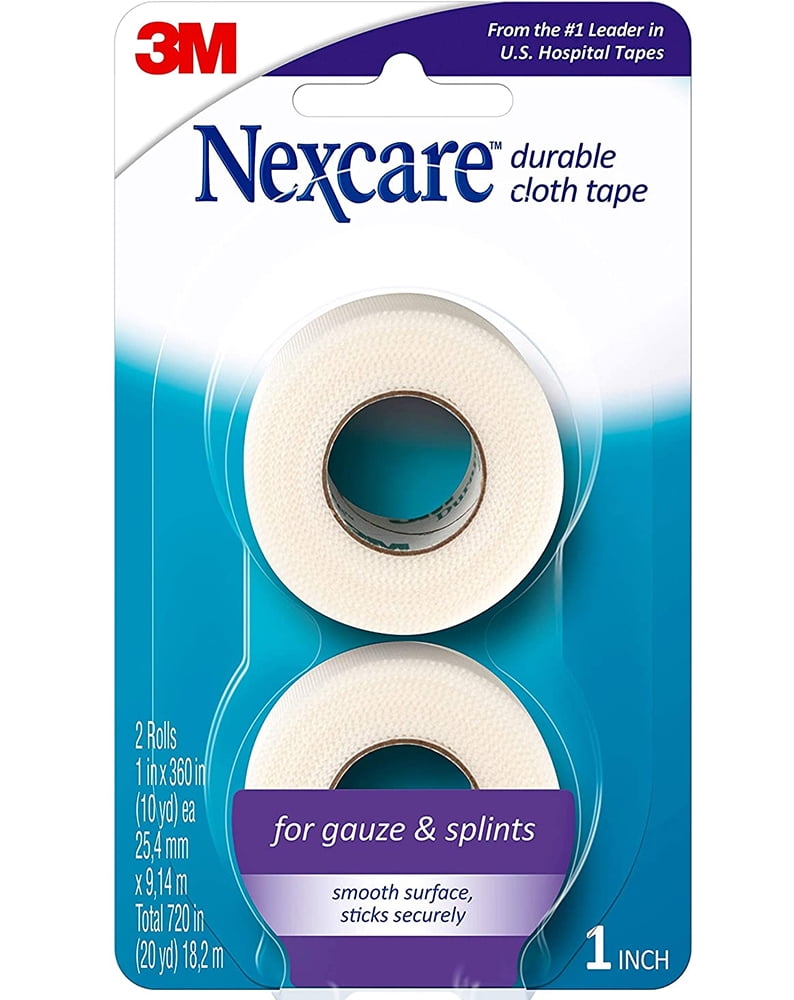 Nexcare Durapore Medical Surgical First Aid Tape, Latex Free, 1 Inch X