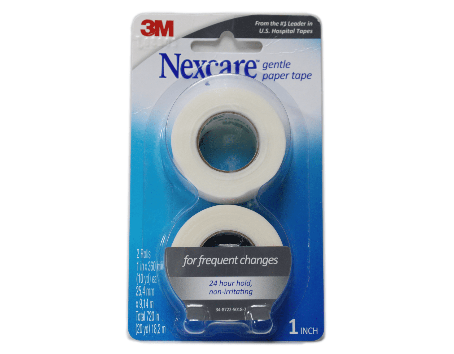 Nexcare™ Gentle Paper First Aid Tape Dispenser 789, 3/4 in x 8 yd