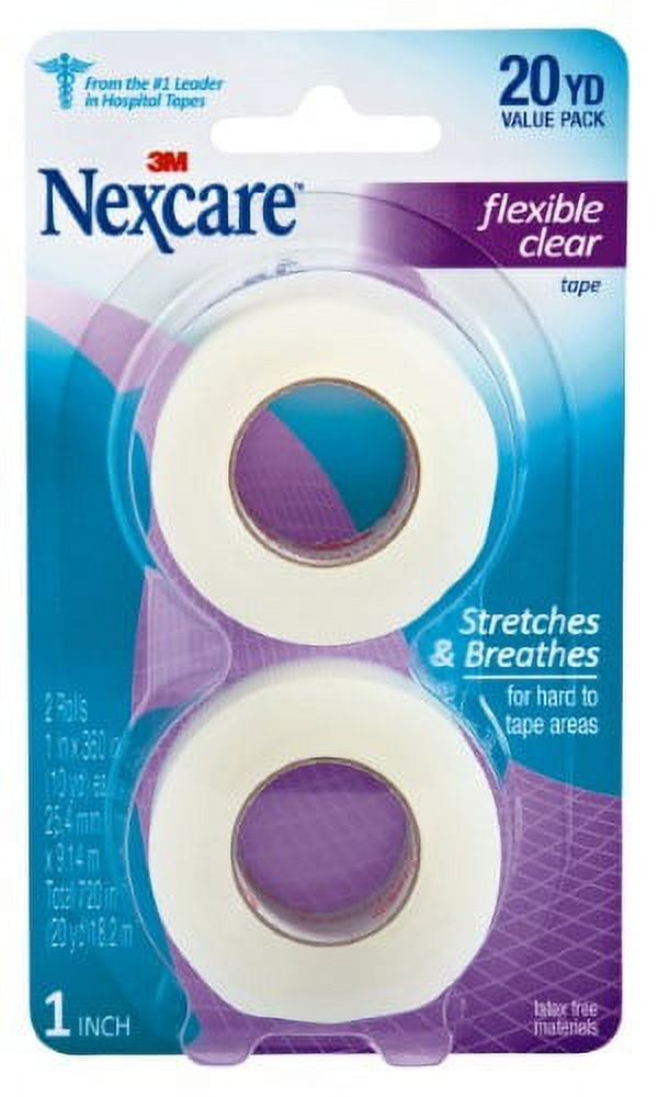 Nexcare Flexible Clear First Aid Tape (Pack of 14)